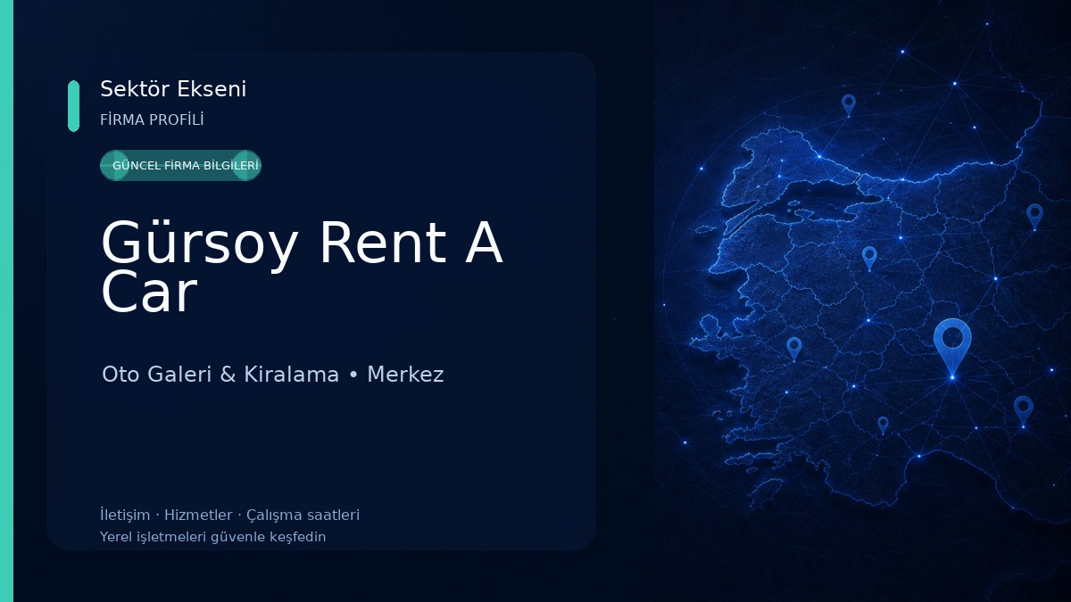 Gürsoy Rent A Car Oto Galeri & Kiralama