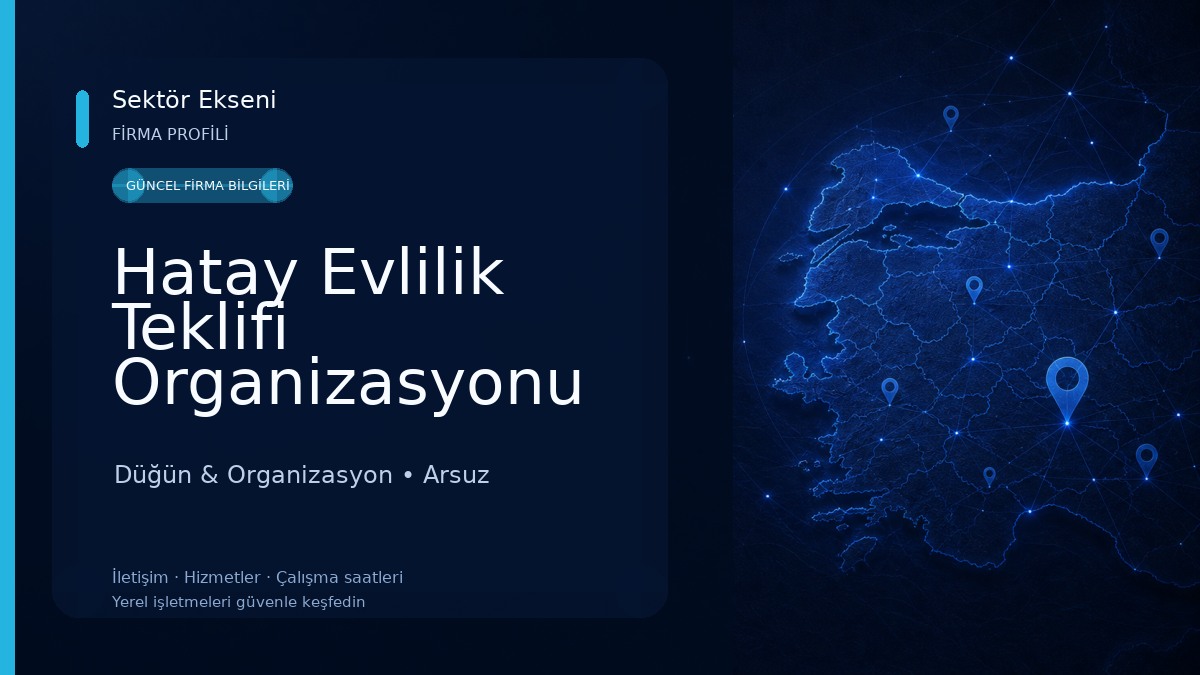 Hatay Evlilik Teklifi Organizasyonu 
