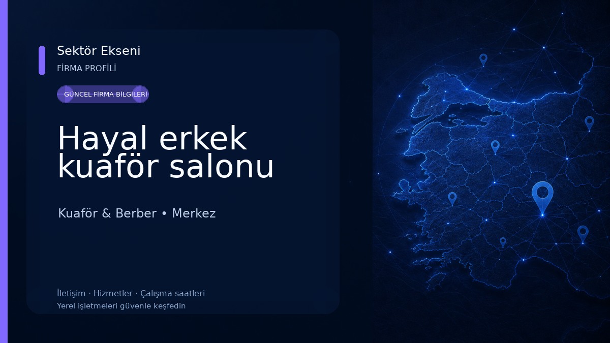 Hayal erkek kuaför salonu 