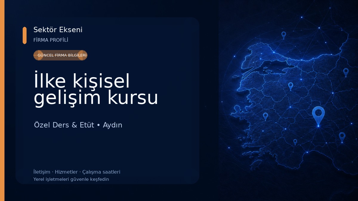 İlke kişisel gelişim kursu Özel Ders & Etüt
