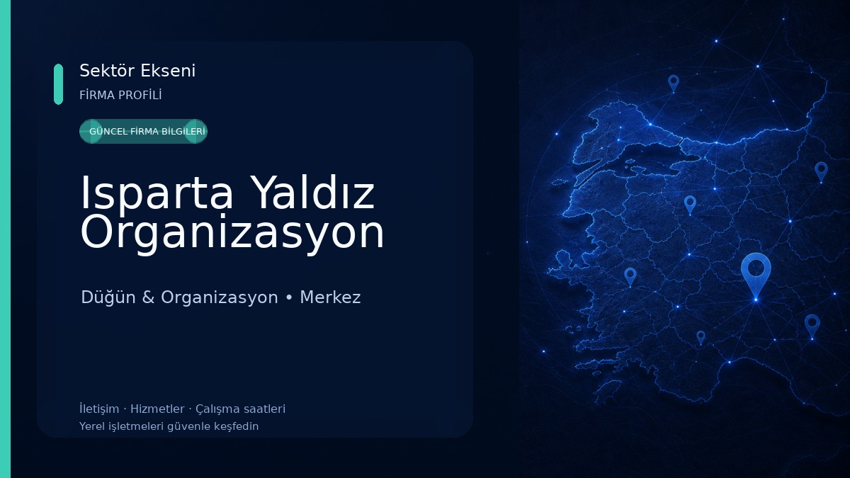 Isparta Yaldız Organizasyon 