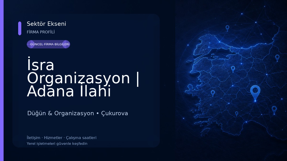İsra Organizasyon | Adana İlahi Grubu Düğün & Organizasyon