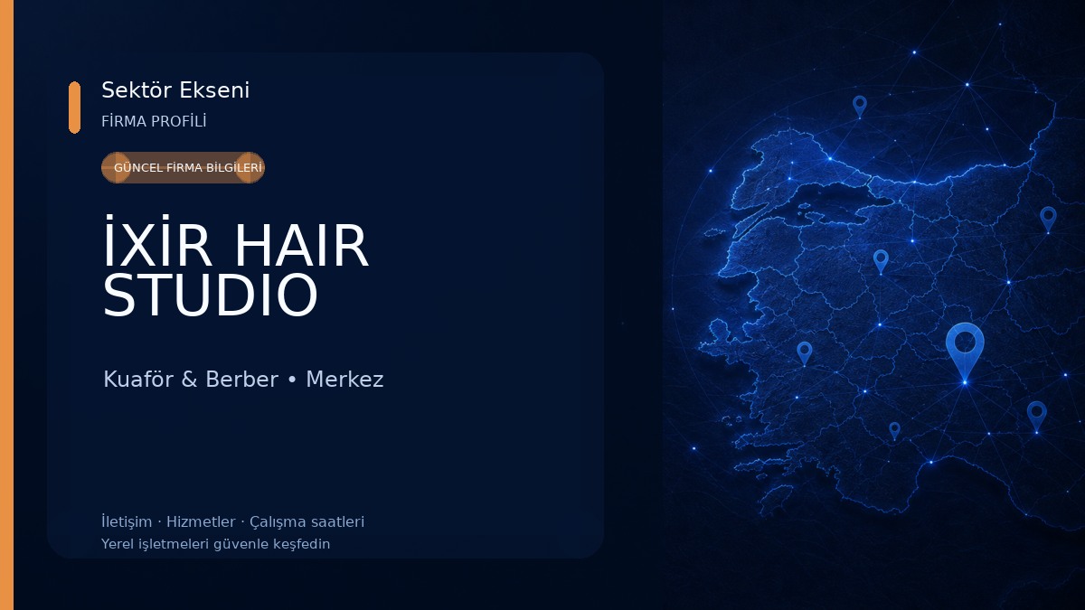 İXİR HAIR STUDIO Kuaför & Berber