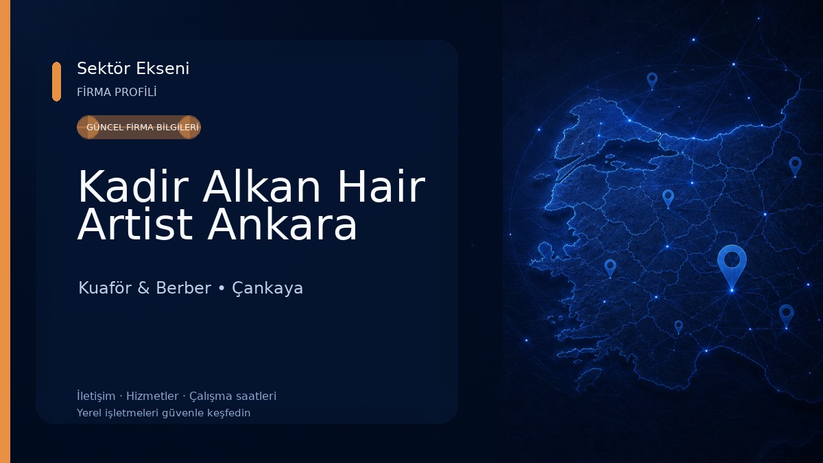 Kadir Alkan Hair Artist Ankara Kuaför & Berber