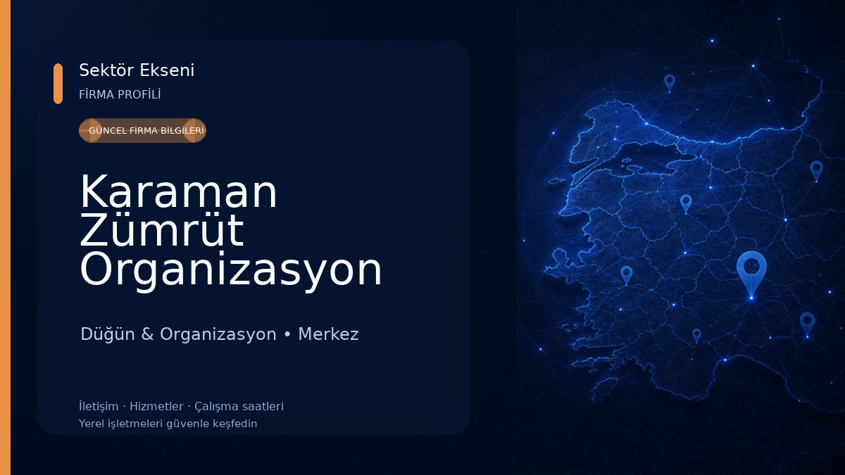 Karaman Zümrüt Organizasyon 