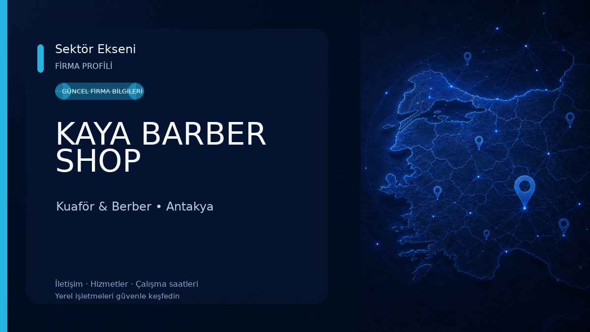 KAYA BARBER SHOP Kuaför & Berber