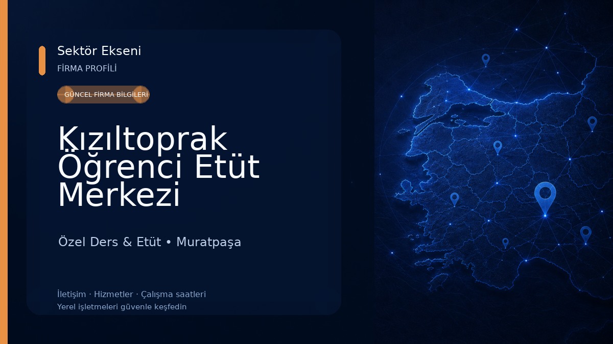 Kızıltoprak Öğrenci Etüt Merkezi Özel Ders & Etüt