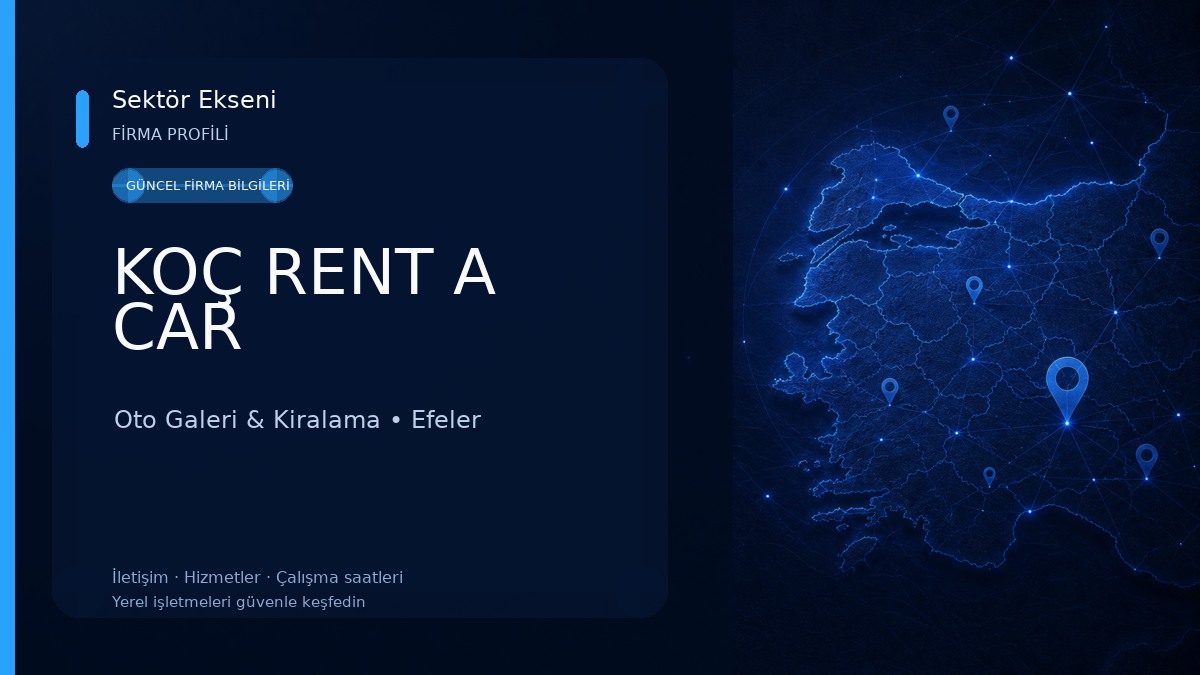 KOÇ RENT A CAR Oto Galeri & Kiralama