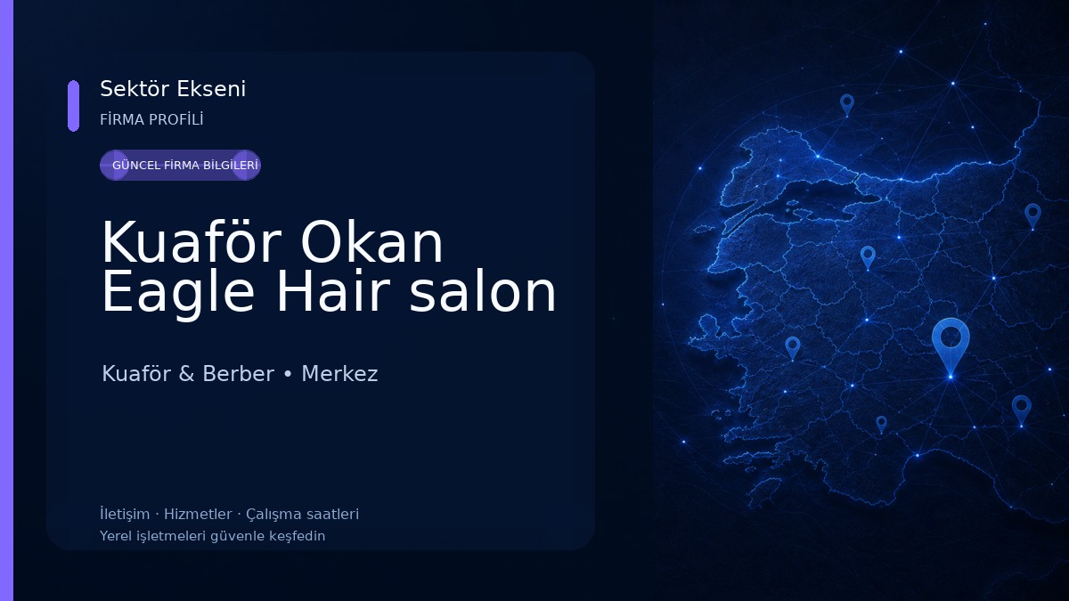 Kuaför Okan Eagle Hair salon Kuaför & Berber