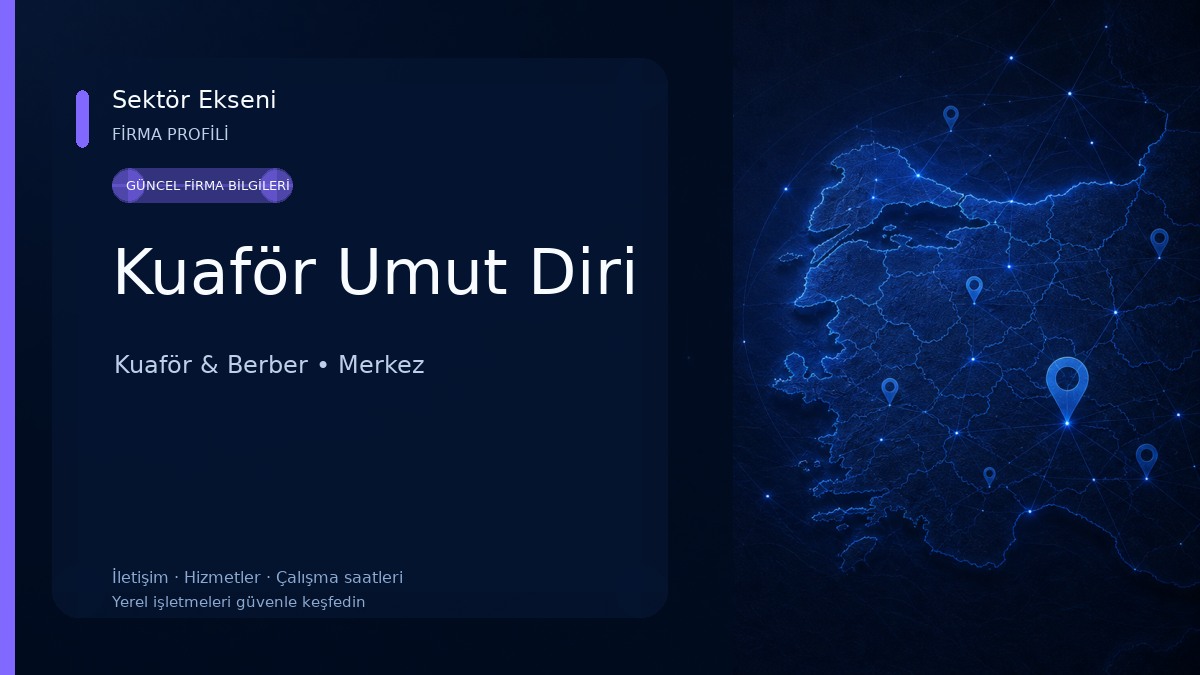 Kuaför Umut Diri Kuaför & Berber