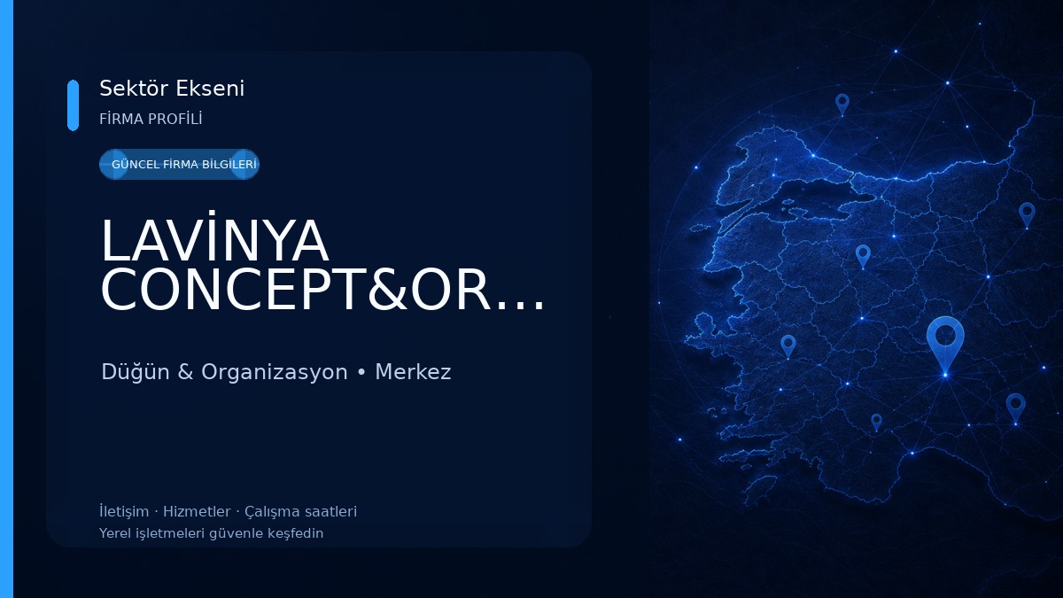 LAVİNYA CONCEPT&ORGANİZASYON 