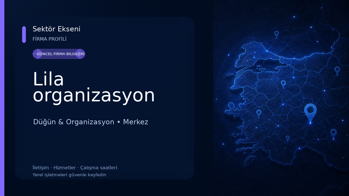 Lila organizasyon Düğün & Organizasyon