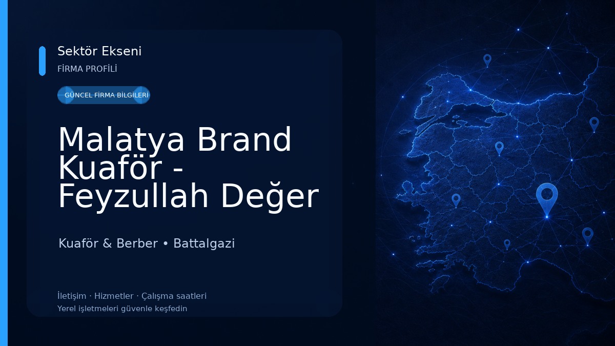 Malatya Brand Kuaför - Feyzullah Değer Kuaför & Berber