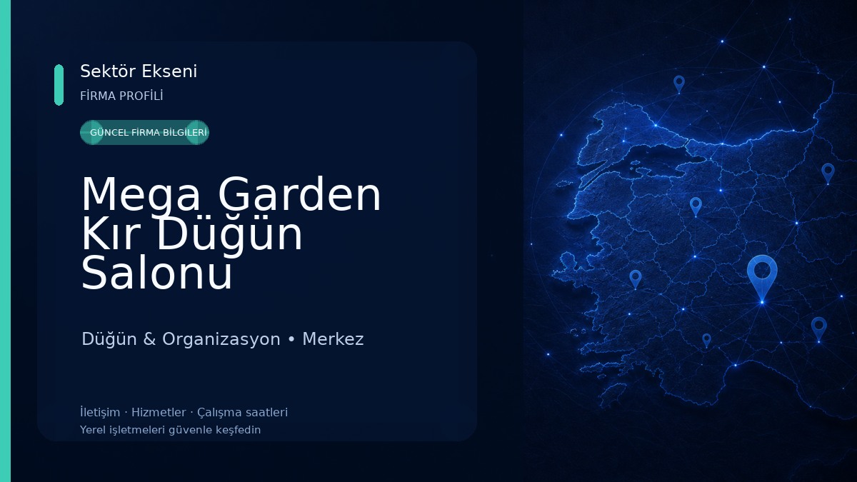 Mega Garden Kır Düğün Salonu Düğün & Organizasyon