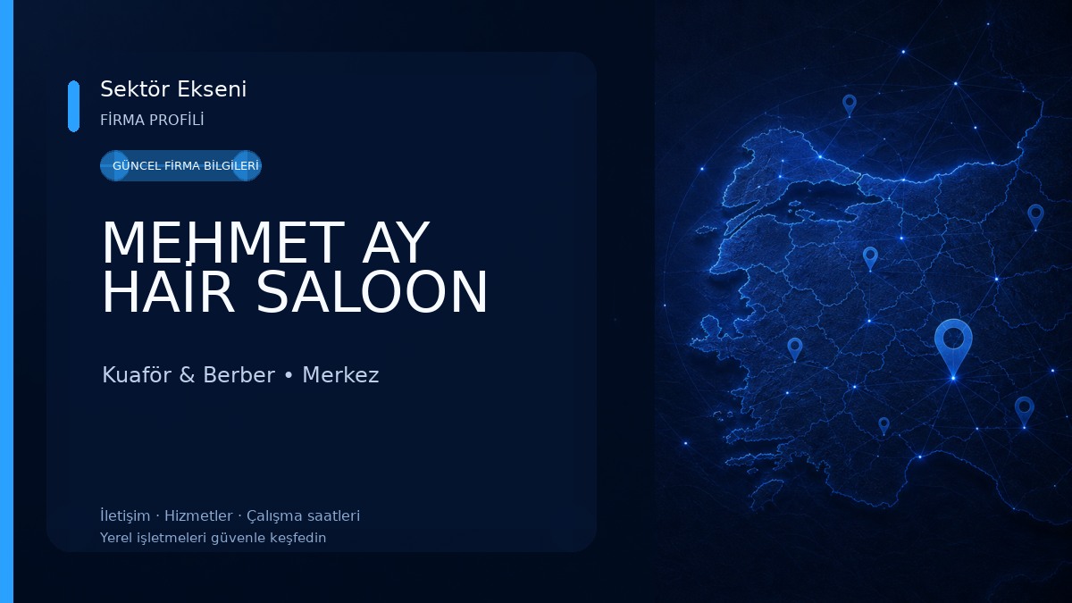 MEHMET AY HAİR SALOON Kuaför & Berber