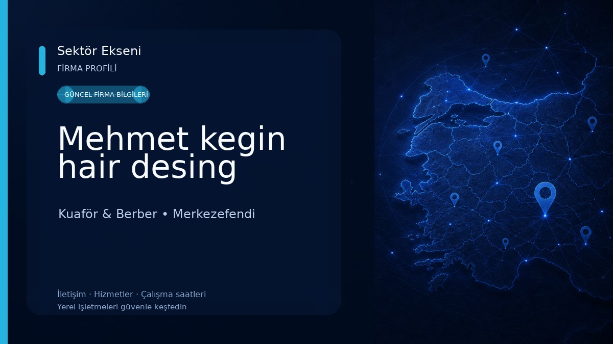 Mehmet kegin hair desing Kuaför & Berber