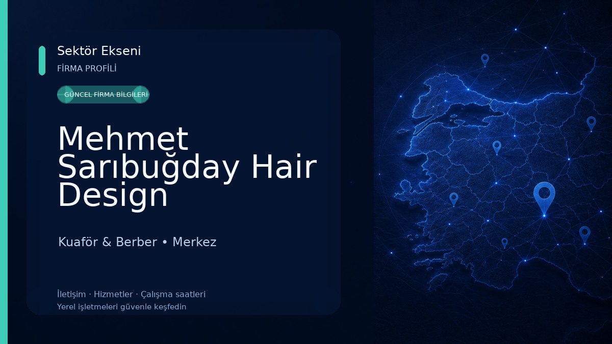 Mehmet Sarıbuğday Hair Design 