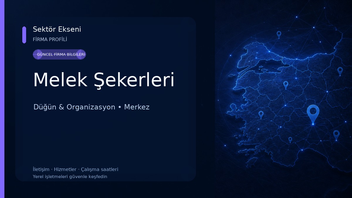 Melek Şekerleri Düğün & Organizasyon