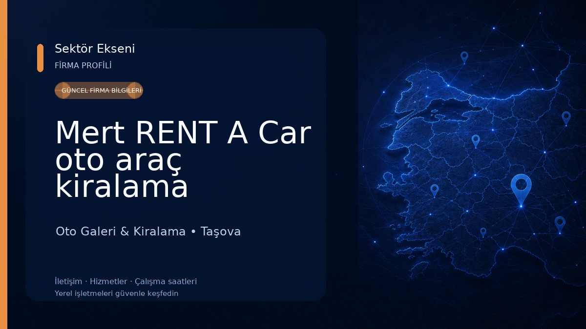 Mert RENT A Car oto araç kiralama Oto Galeri & Kiralama