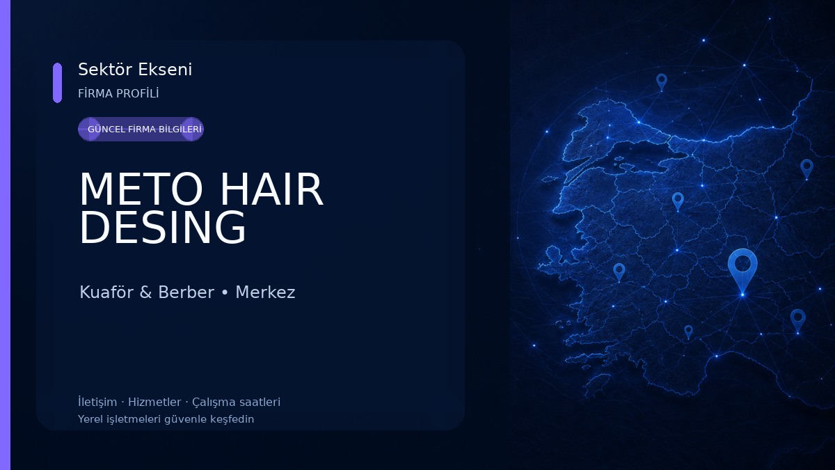 METO HAIR DESING Kuaför & Berber