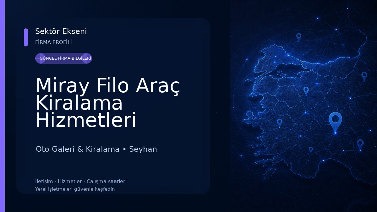 Miray Filo Araç Kiralama Hizmetleri 
