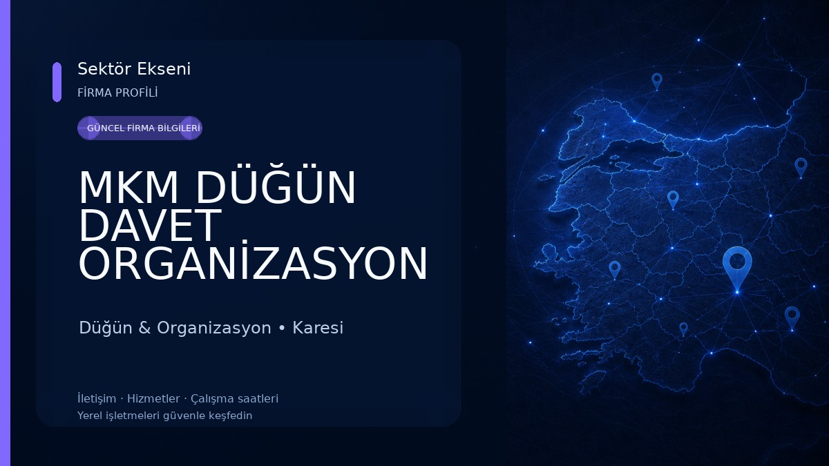 MKM DÜĞÜN DAVET ORGANİZASYON Düğün & Organizasyon