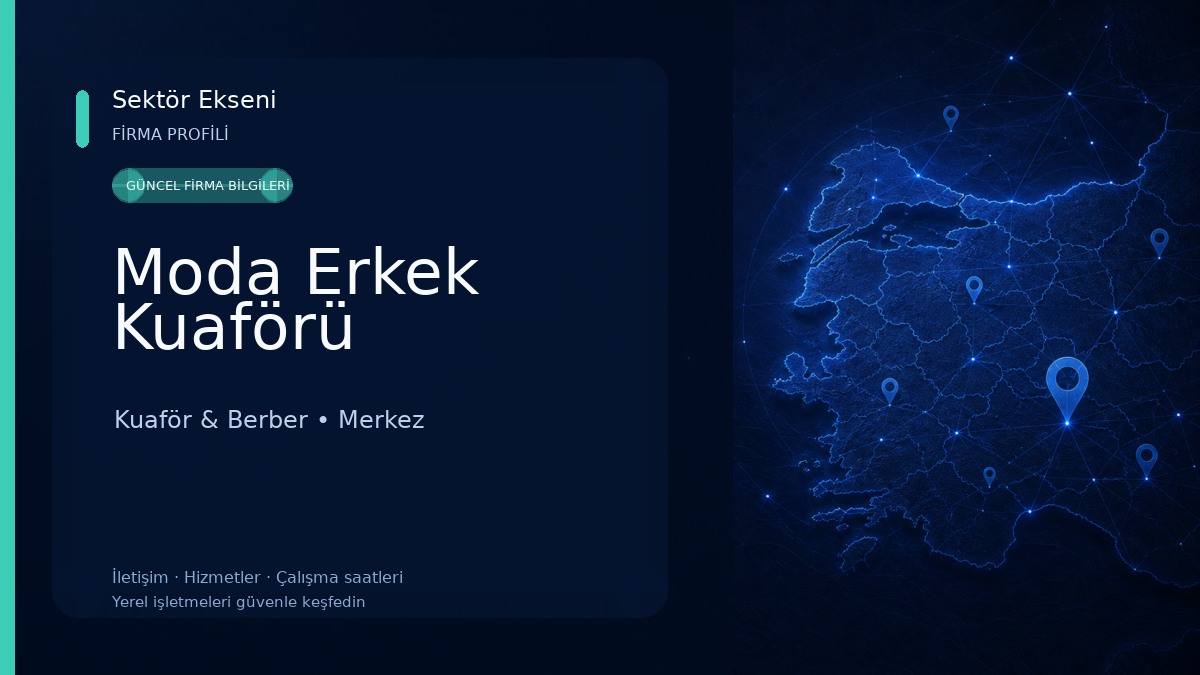 Moda Erkek Kuaförü Kuaför & Berber