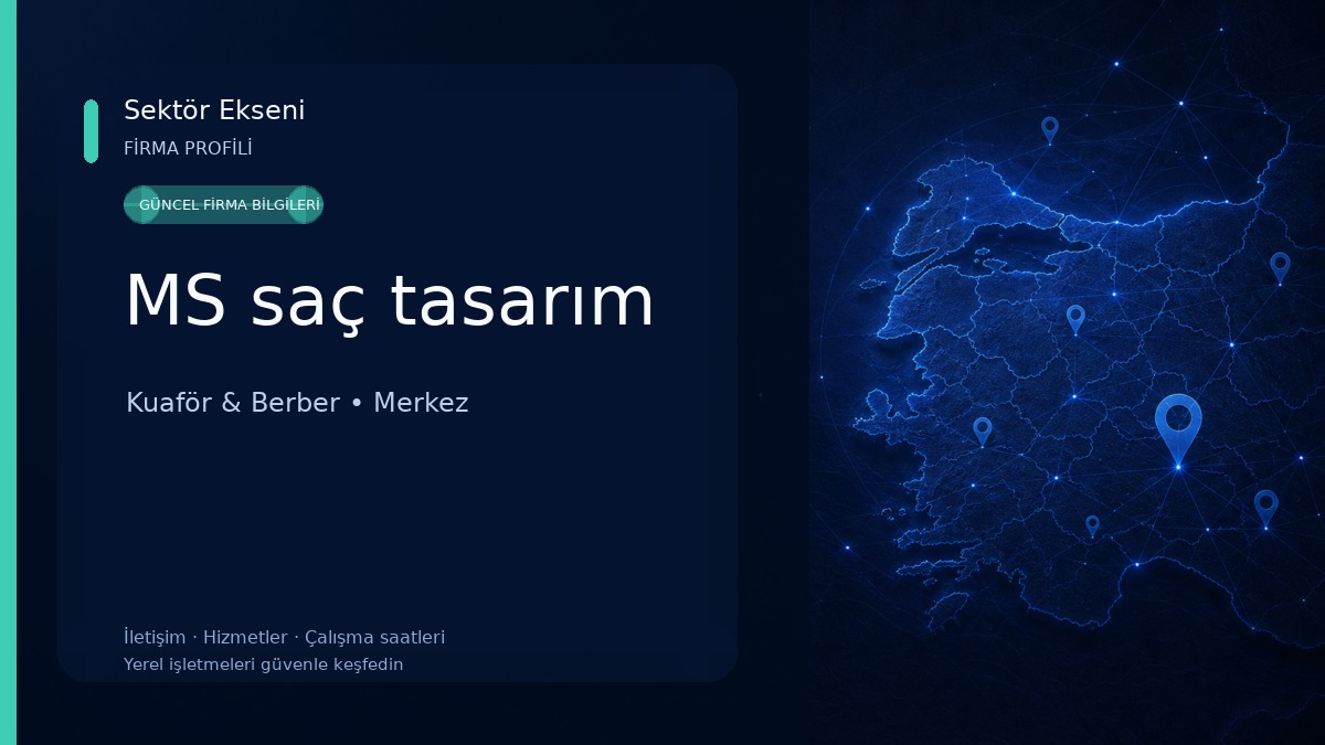 MS saç tasarım Kuaför & Berber