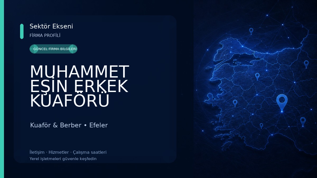 MUHAMMET EŞİN ERKEK KUAFÖRÜ Kuaför & Berber