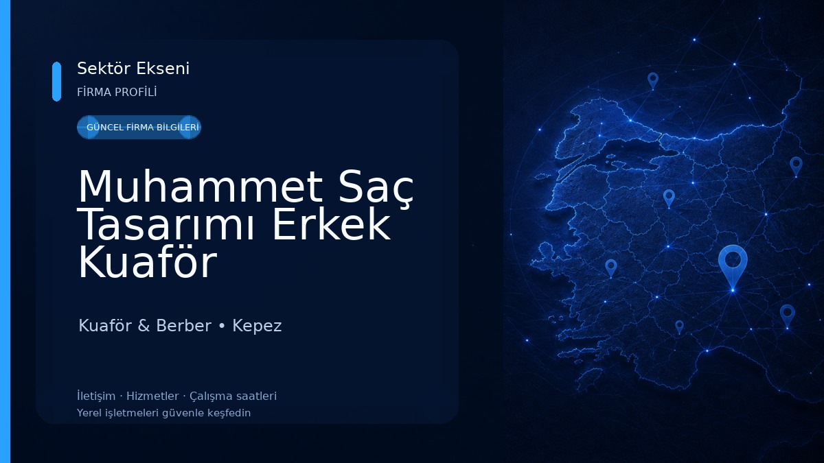 Muhammet Saç Tasarımı Erkek Kuaför Kuaför & Berber