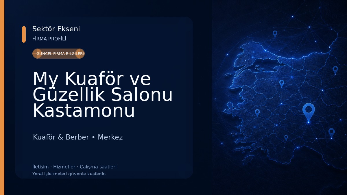 My Kuaför ve Güzellik Salonu Kastamonu Kuaför & Berber