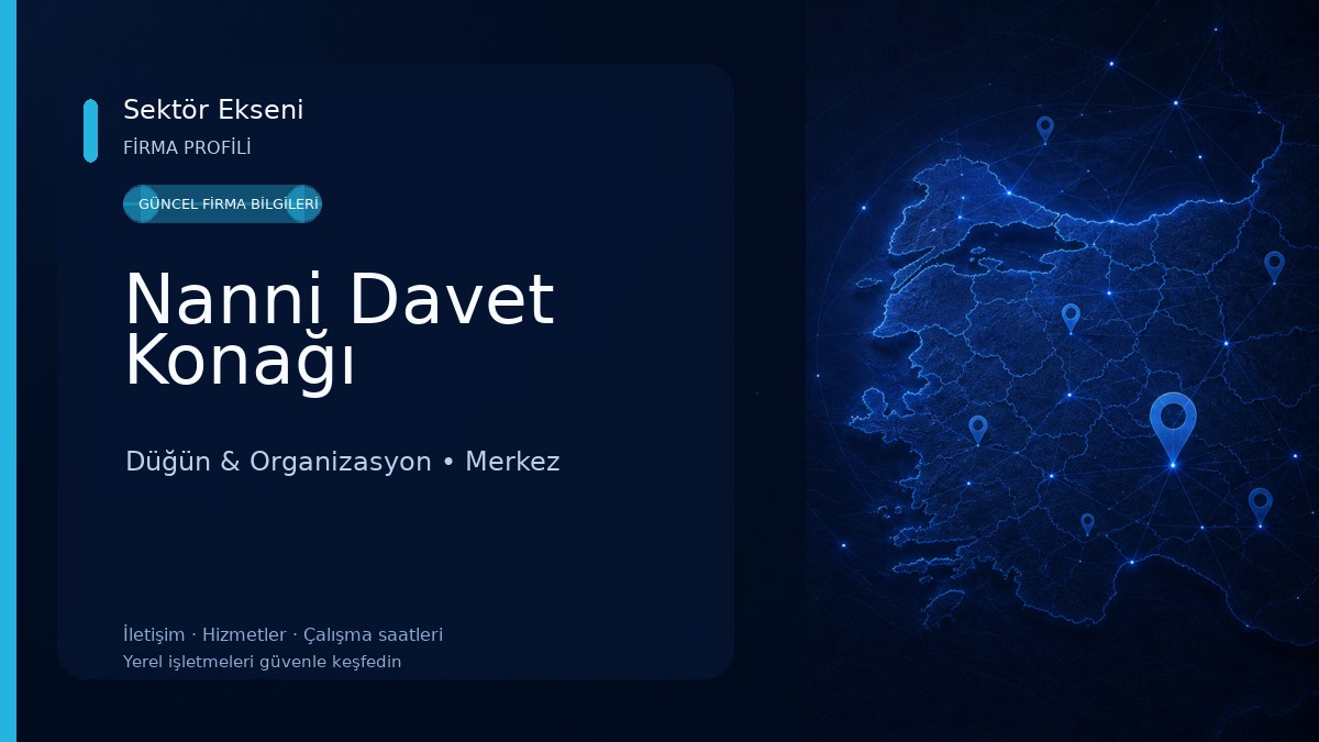 Nanni Davet Konağı Düğün & Organizasyon