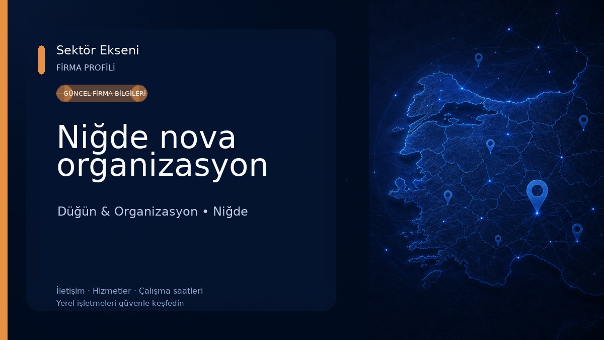 Niğde nova organizasyon 