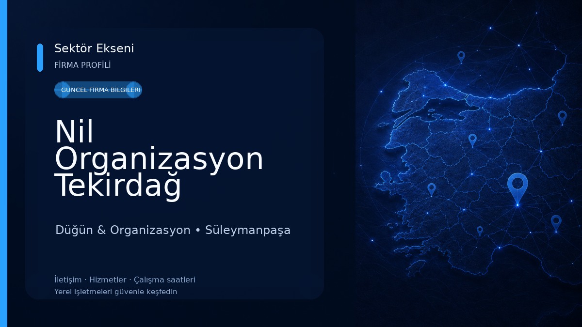 Nil Organizasyon Tekirdağ Düğün & Organizasyon