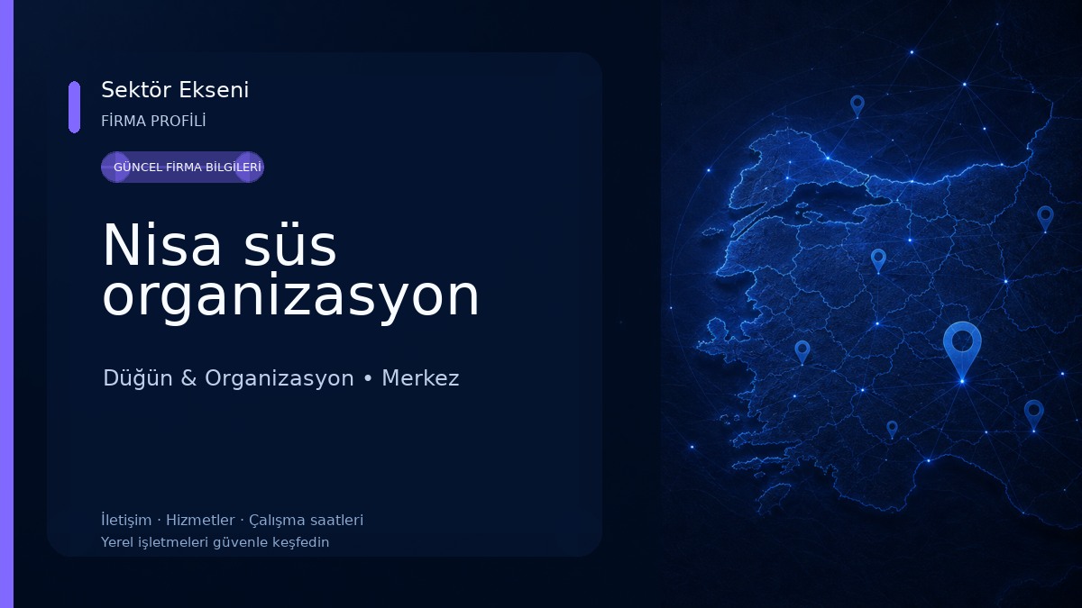 Nisa süs organizasyon Düğün & Organizasyon