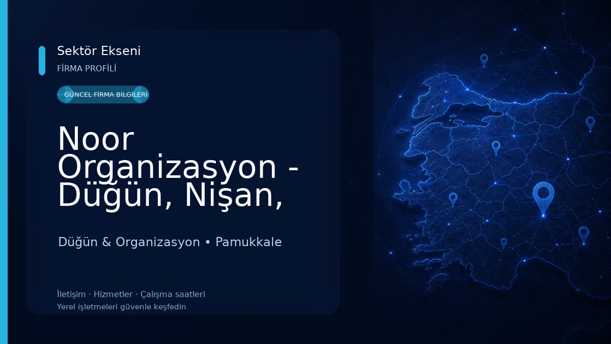 Noor Organizasyon - Düğün, Nişan, Söz, Evlenme Teklifi Denizli Organizasyon 