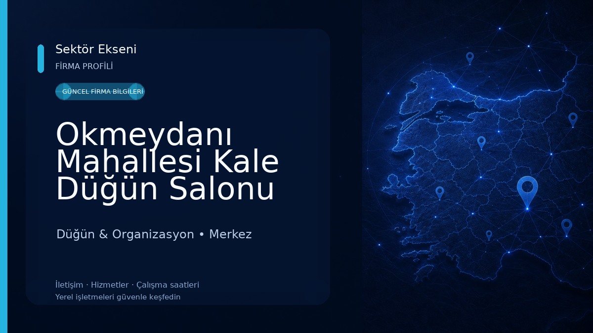Okmeydanı Mahallesi Kale Düğün Salonu Düğün & Organizasyon