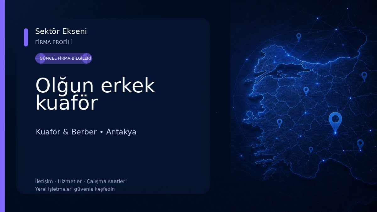 Olğun erkek kuaför Kuaför & Berber