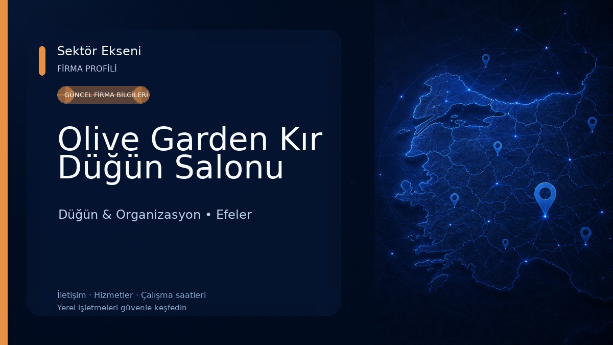 Olive Garden Kır Düğün Salonu Düğün & Organizasyon