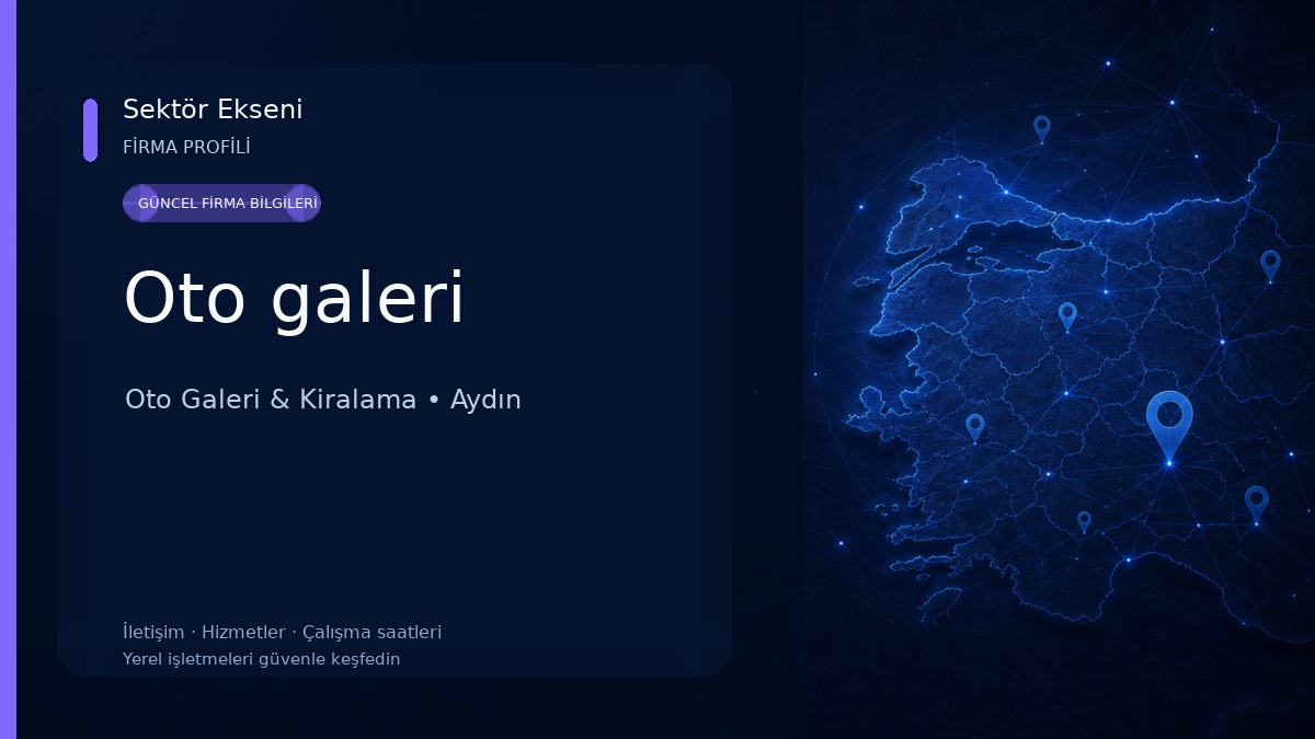 Oto galeri Oto Galeri & Kiralama