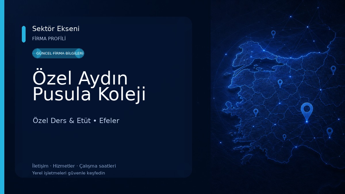 Özel Aydın Pusula Koleji Özel Ders & Etüt