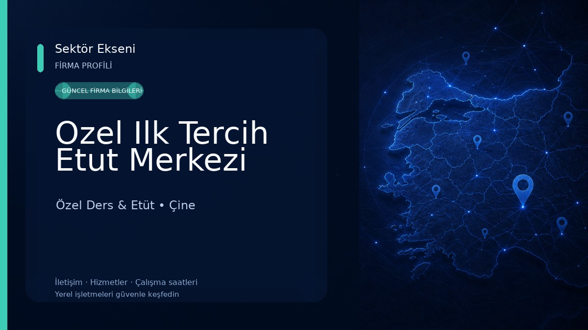 Ozel Ilk Tercih Etut Merkezi Özel Ders & Etüt