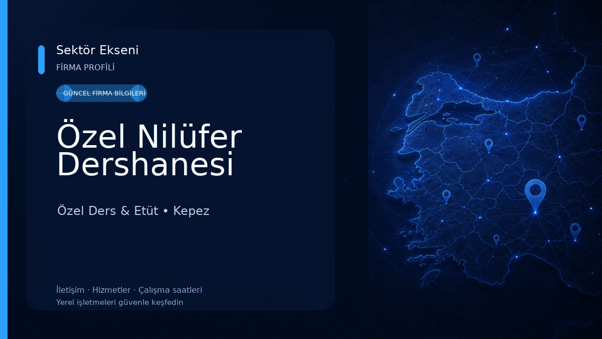 Özel Nilüfer Dershanesi Özel Ders & Etüt