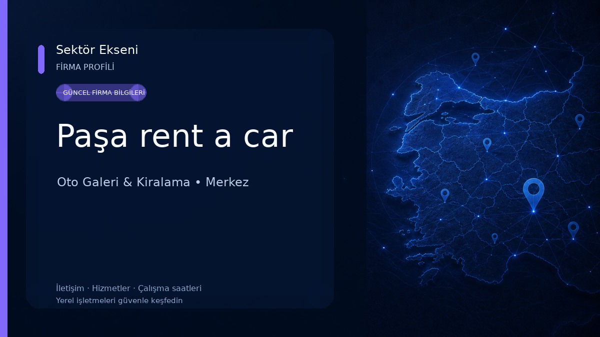 Paşa rent a car Oto Galeri & Kiralama