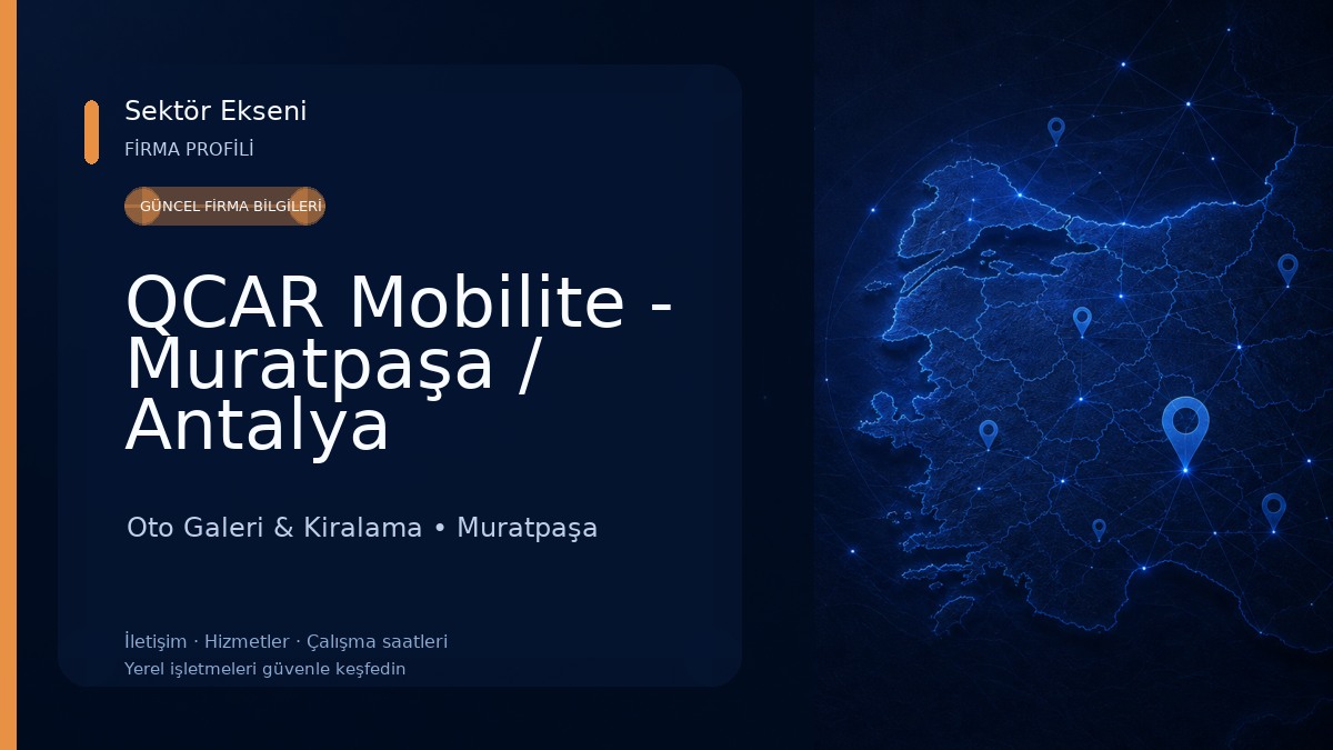 QCAR Mobilite - Muratpaşa / Antalya 