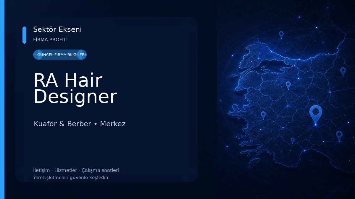 RA Hair Designer Kuaför & Berber
