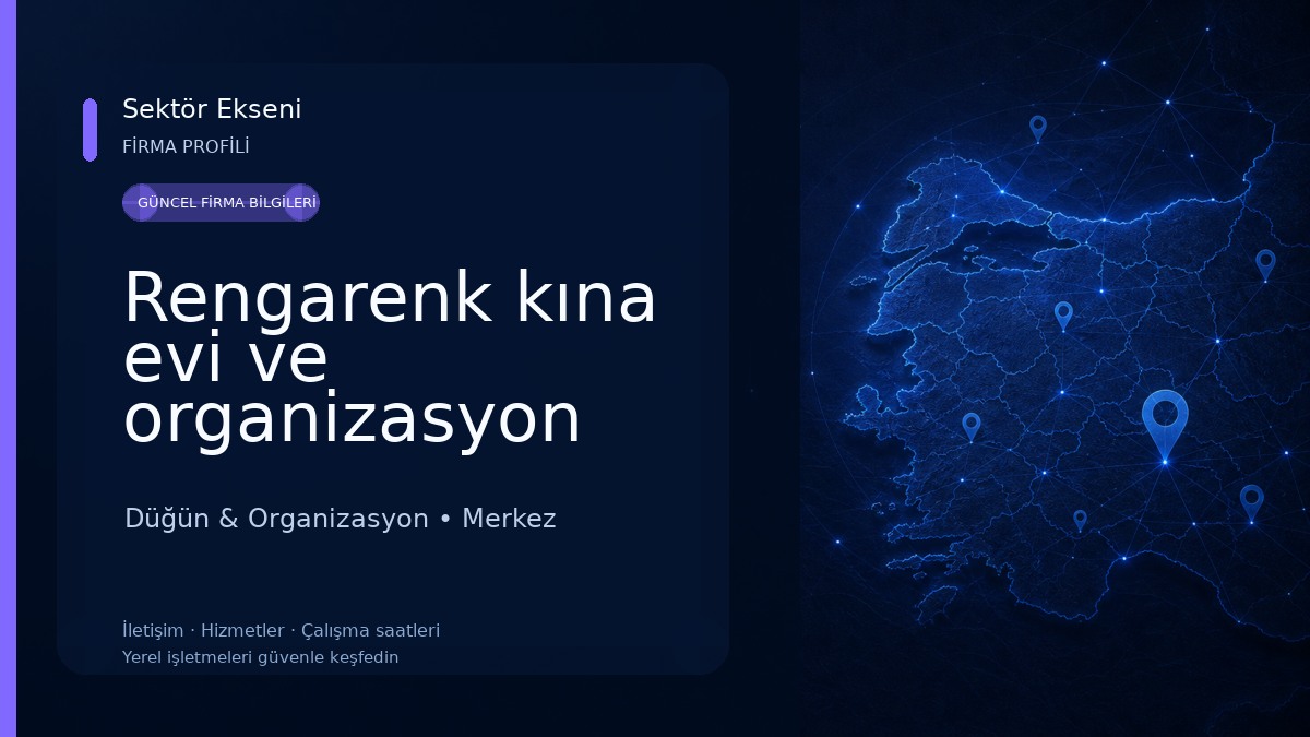 Rengarenk kına evi ve organizasyon Düğün & Organizasyon