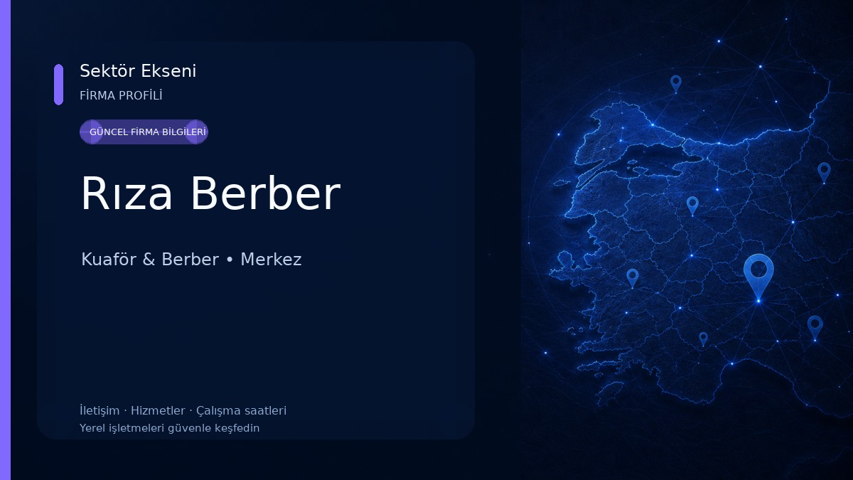 Rıza Berber Kuaför & Berber