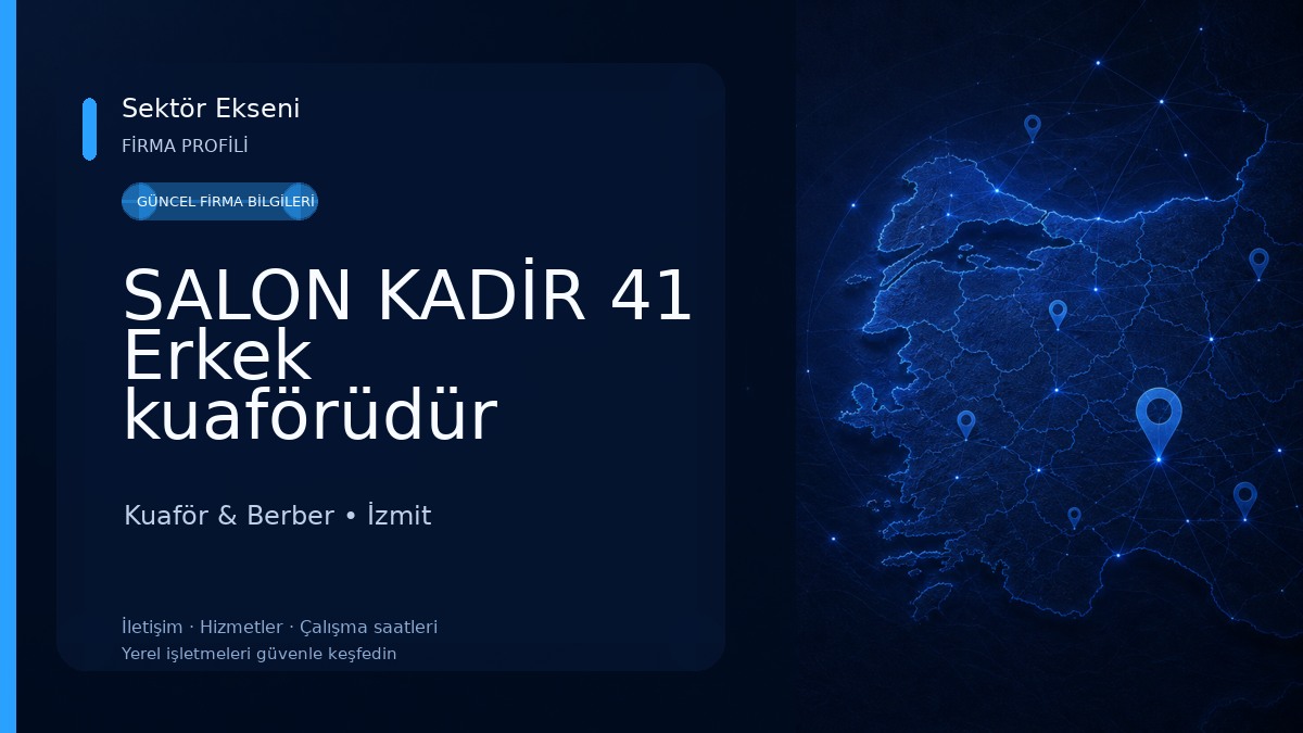 SALON KADİR 41 Erkek kuaförüdür kesinlikle bayanlar aramasın. 