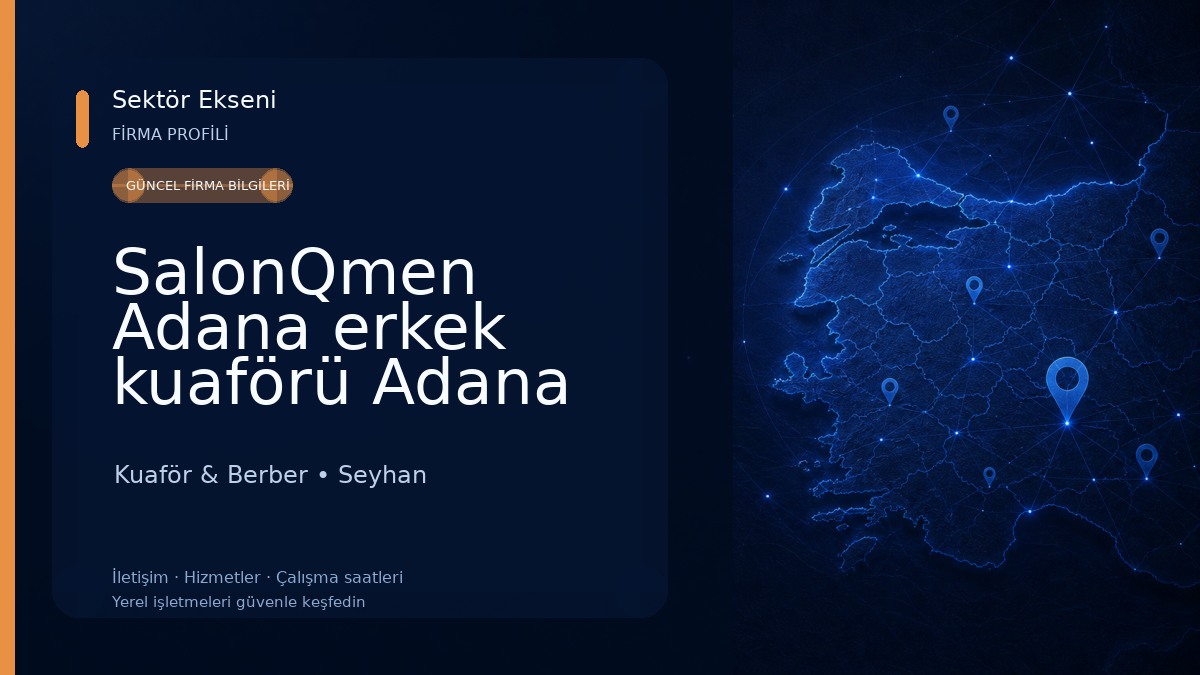 SalonQmen Adana erkek kuaförü Adana saç merkezi Kuaför & Berber